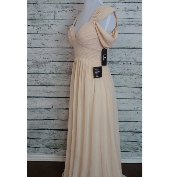 Lulu's Blush Pink Formal Maxi Dress Size M… - Picture 4 of 8